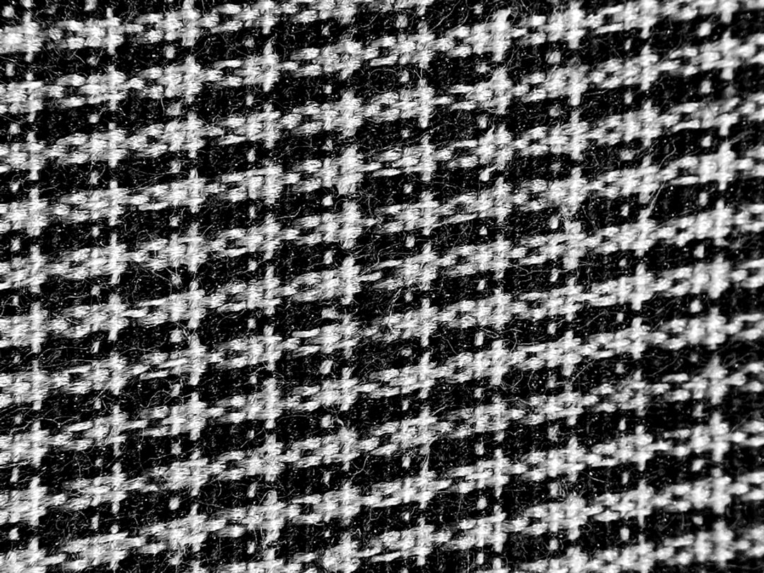 Текстильные волокна под увеличением