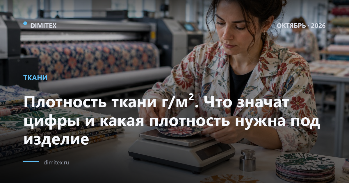 Плотность ткани г/м². Что значат цифры и какая плотность нужна под изделие